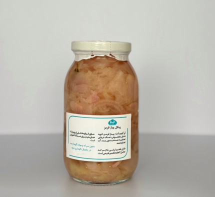 پیکل پیاز قرمز تخمیری خمره | 550گرم